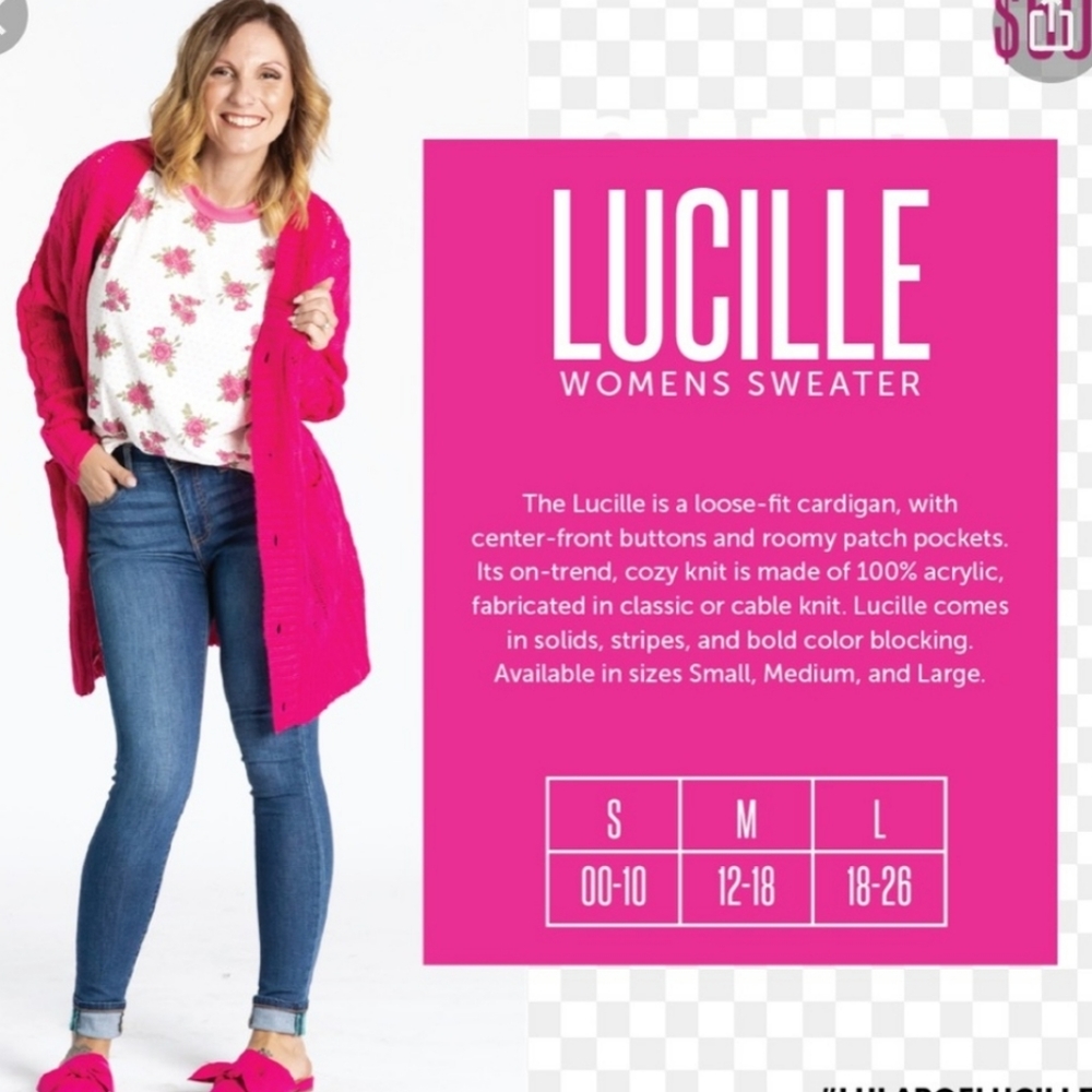 SEE NEW LISTING LulaRoe Lucille Oversized Knit Sweater - Picture 7 of 7